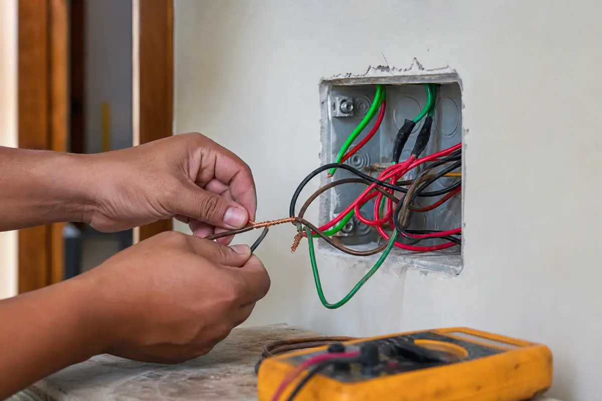 Wiring repair for homes in Nardiganj